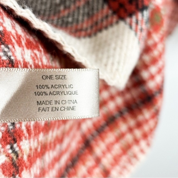 NWT Look by M New York Plaid Poncho Wrap Shrug Shawl - Picture 6 of 7